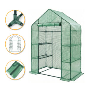 Стелаж-теплиця LEOBRO 143x73x195 см на 4 полиці Green (LB-G121)