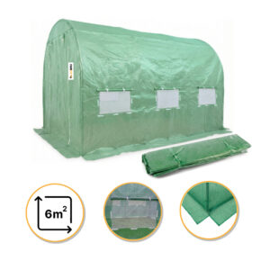 Плівка для теплиці LEOBRO 6м2 армована (LB-GC130-GRN)