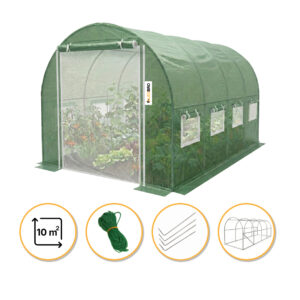 Садова теплиця парник LEOBRO Garden 10м2 Green Mosquito Door (LB-G109-GRN)