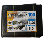 Агротканина 100 г/м2 3.4х5 метрів Shadow для мульчування ґрунту