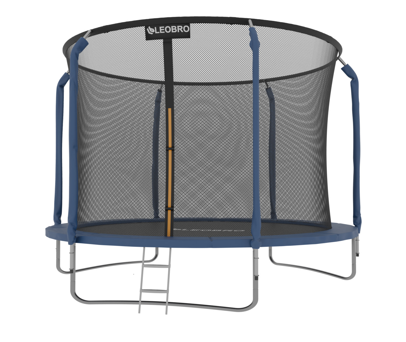 Батут із внутрішньою захисною сіткою 252 см LEOBRO Premium 8FT BLUE