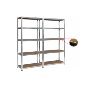 Набор из двух стеллажей LEOBRO Premium 150 х 140 х 30 см, 175кг/полка, 5 полок (LB-R112Х2)