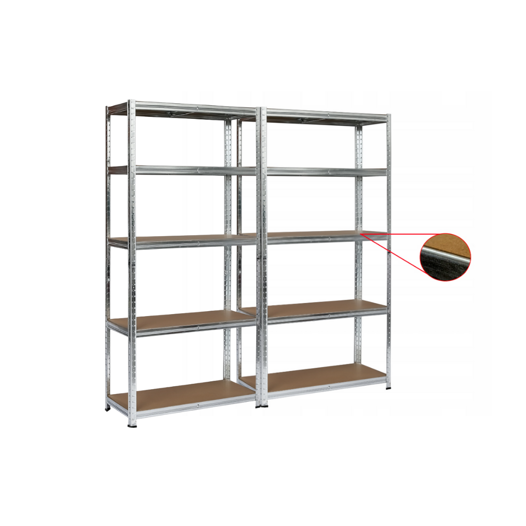 Набор из двух стеллажей LEOBRO Premium 150 х 140 х 30 см, 175кг/полка, 5 полок (LB-R112Х2)