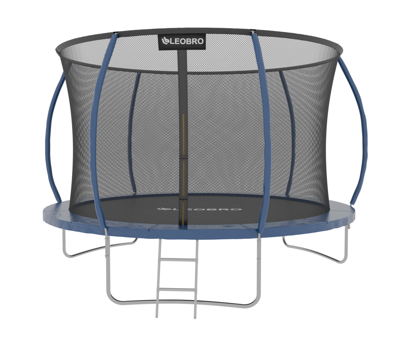Батут із внутрішньою захисною сіткою 252 см LEOBRO Premium Pro 8FT BLUE