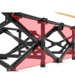 Туристична похідна розкладачка з вбудованим матрацом LEOBRO Black (LB-CC-K1-BLK)