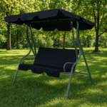 Гойдалка з подушками на 3 особи LEOBRO Relax Black