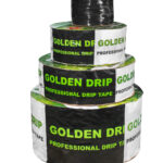 Стрічка Крапельна 8 mil крок 30 см бухта 3000 метрів емітерна GOLDEN DRIP