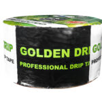 Лента Капельная 8 mil шаг 20 см бухта 2000 метров эмитерная GOLDEN DRIP