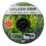 Капельная лента 8 mil шаг 10 см бухта 1000 метров эмитерная GOLDEN DRIP