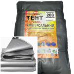 Тент 200 г/м2 Shadow 5 х 8 м тарпаулиновый (Четкий размер) от дождя