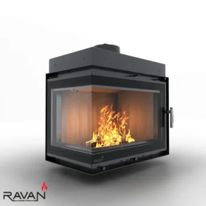 Каминная топка Ravan IMPERIAL 600L 8 кВт