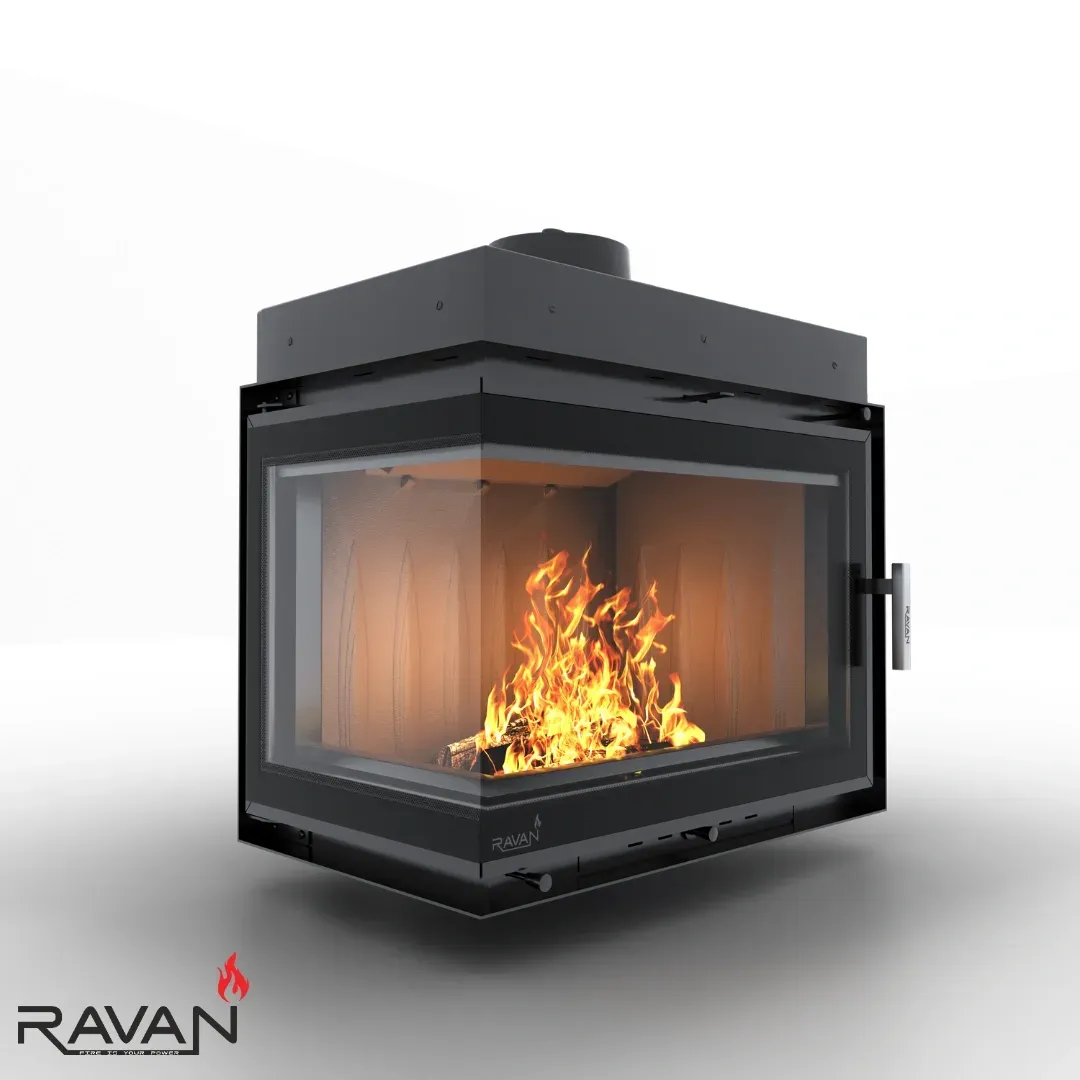 Каминная топка Ravan IMPERIAL 600L 8 кВт
