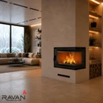 Каминная топка Ravan IMPERIAL 600 R 8 кВт